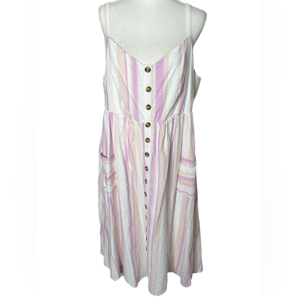 NWT Torrid Linen Dress - Picture 1 of 7